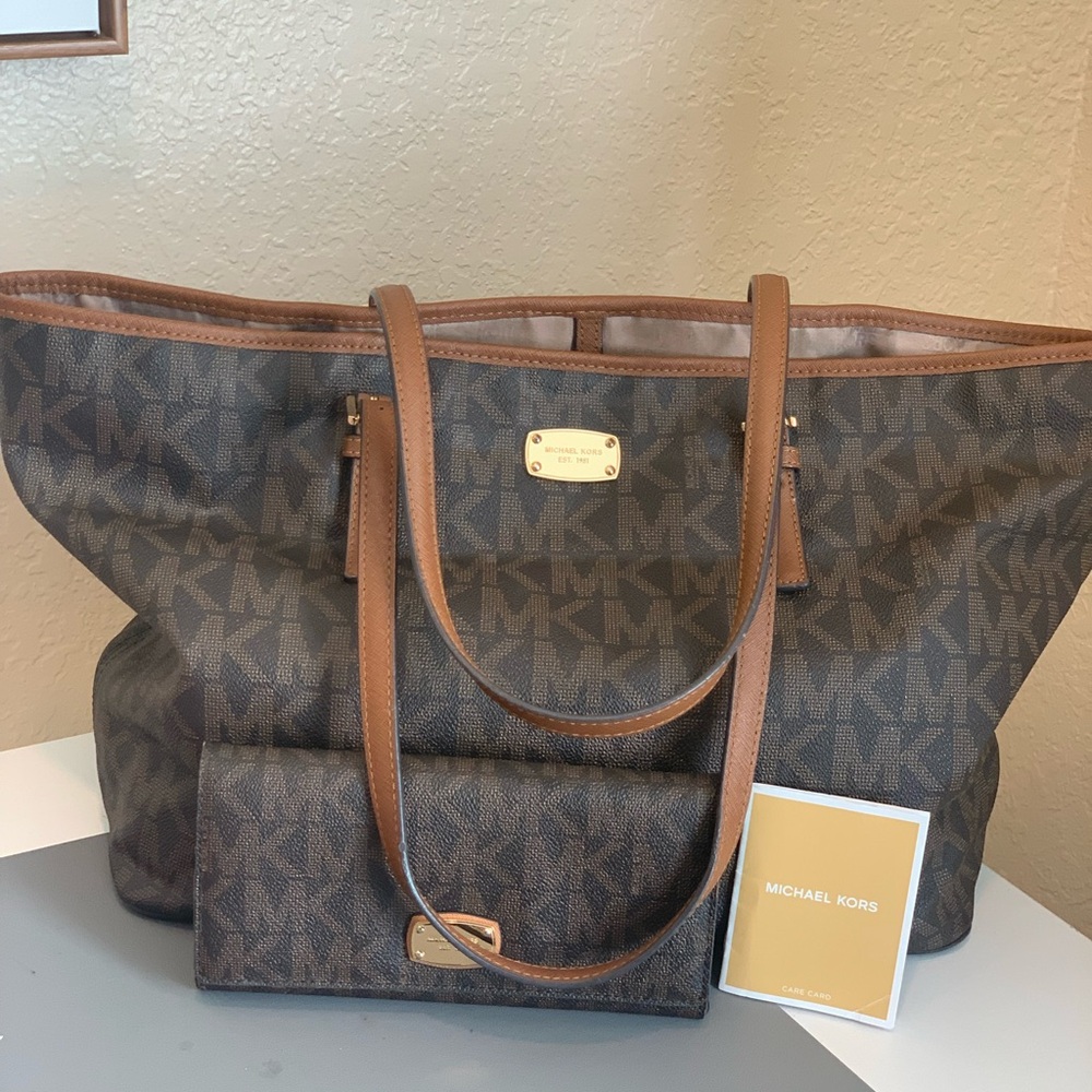 Michael Kors Brown Tote Bag